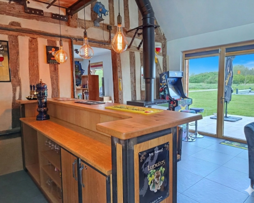 Le bar du Domaine de Marbois
